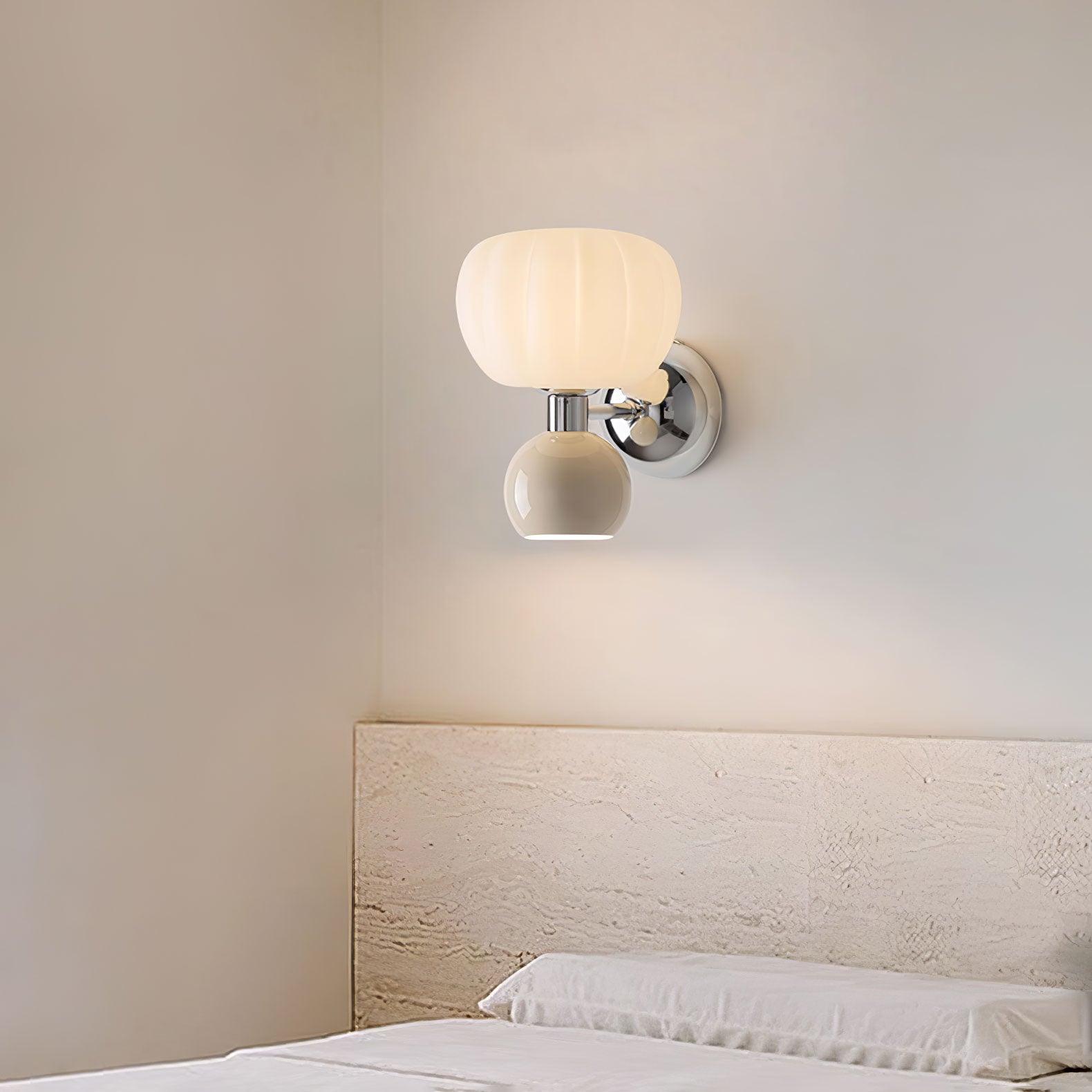Jorvin Nordic Art Cream Plastic Sconce Wall lamp-Neutral Decor