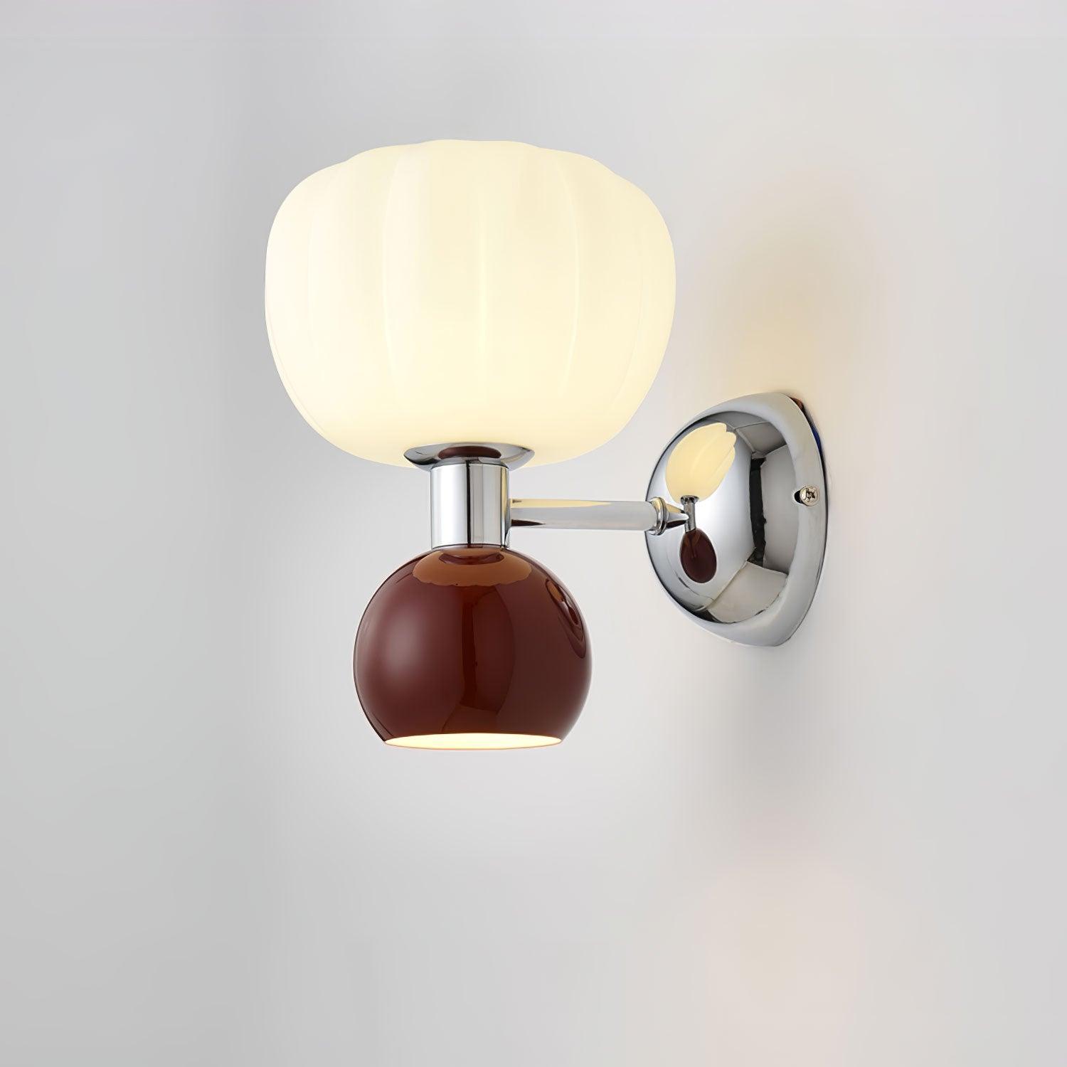 Jorvin Nordic Art Cream Plastic Sconce Wall lamp-Neutral Decor