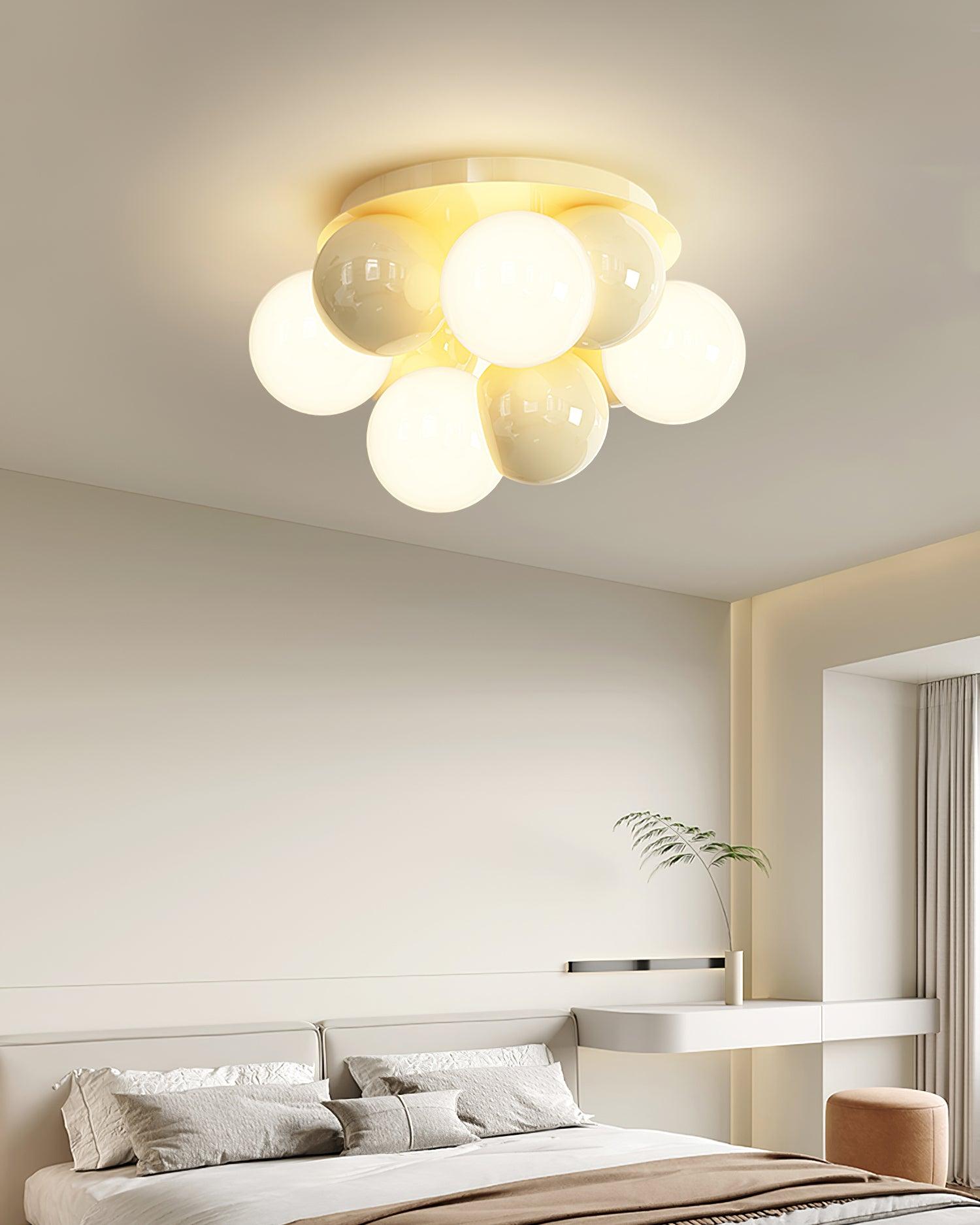 Ceiling Light Metal Body Bubbles Modern Minimalist