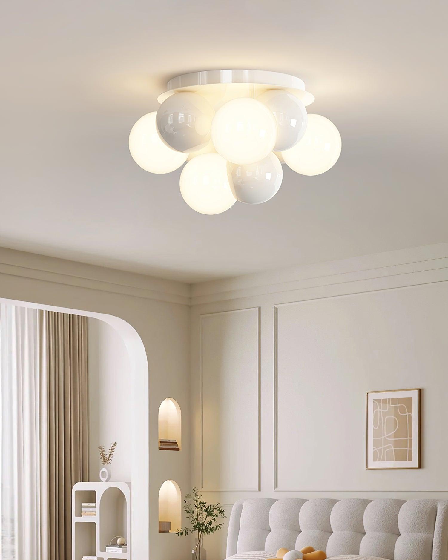 Ceiling Light Metal Body Bubbles Modern Minimalist