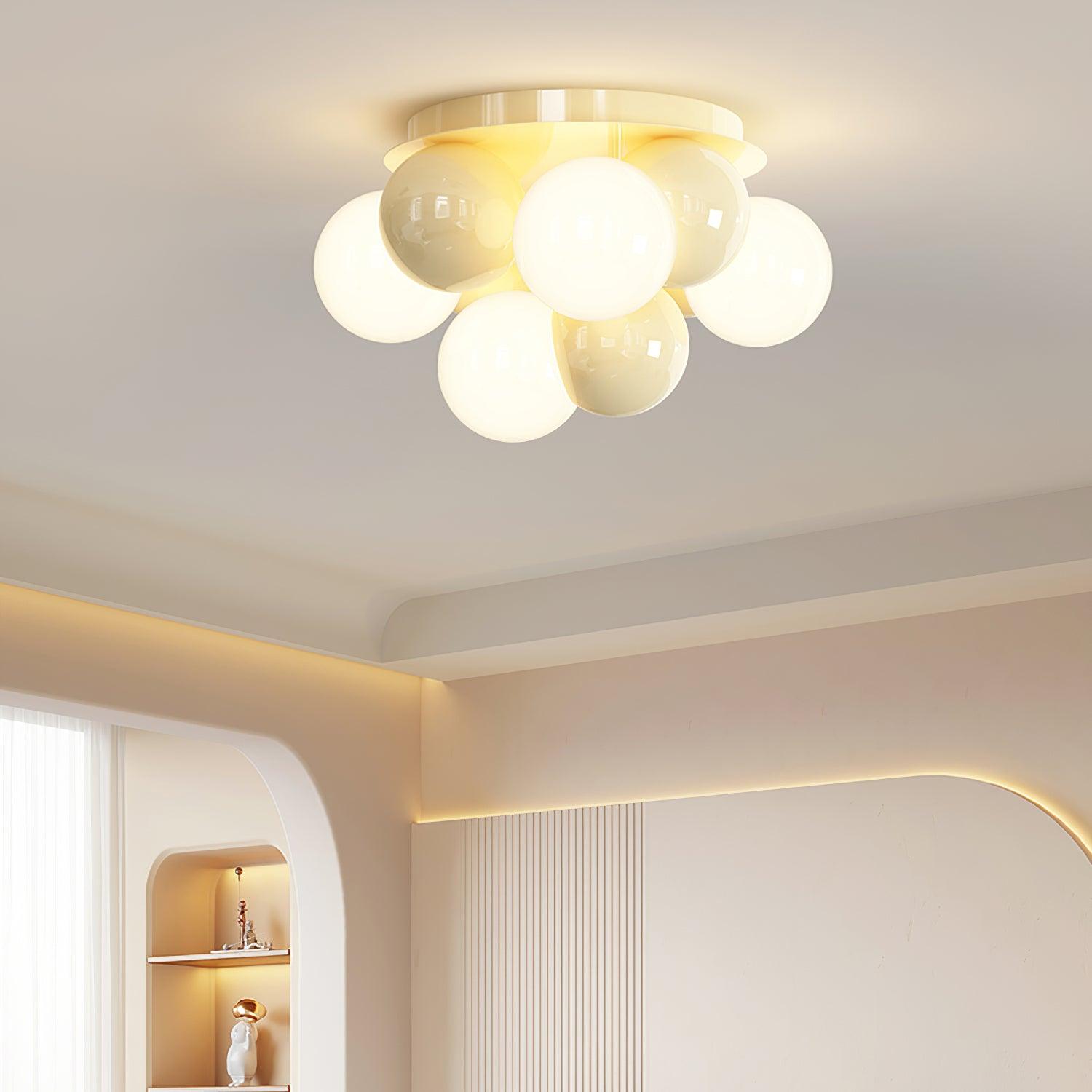 Ceiling Light Metal Body Bubbles Modern Minimalist