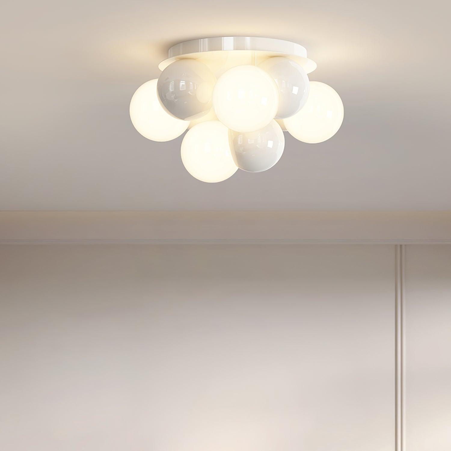 Ceiling Light Metal Body Bubbles Modern Minimalist