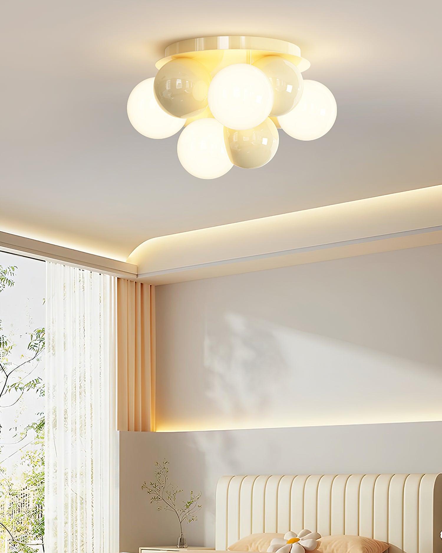 Ceiling Light Metal Body Bubbles Modern Minimalist