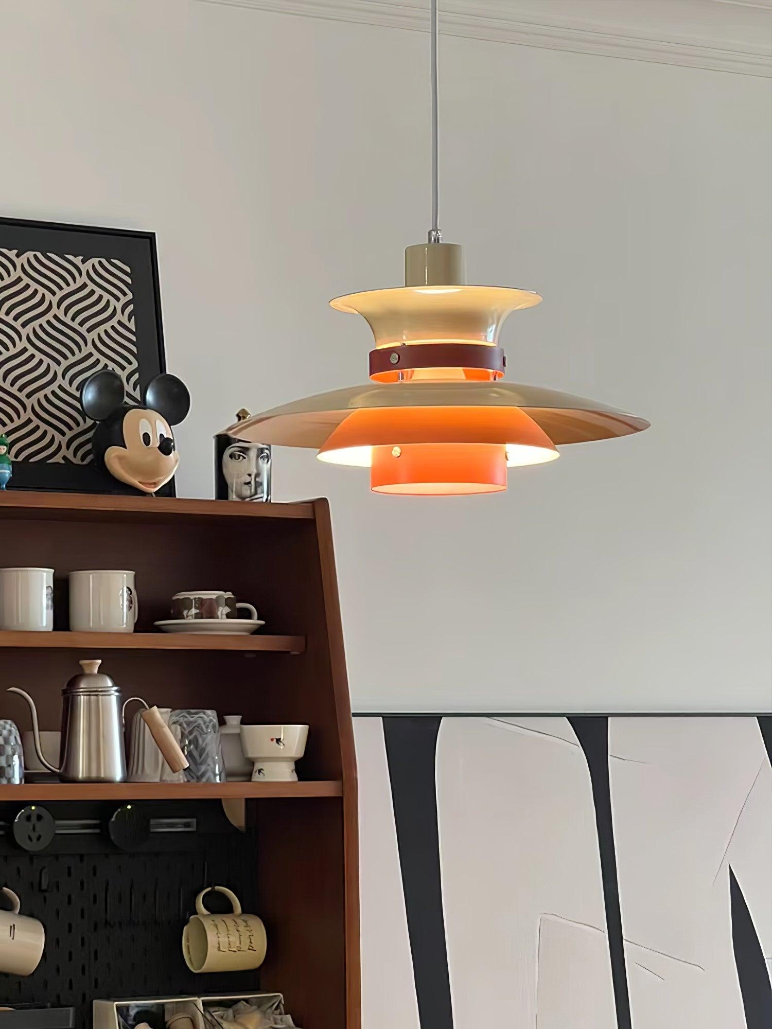 Sirixy Wood Steel Pendant Lamp-Neutral Decor