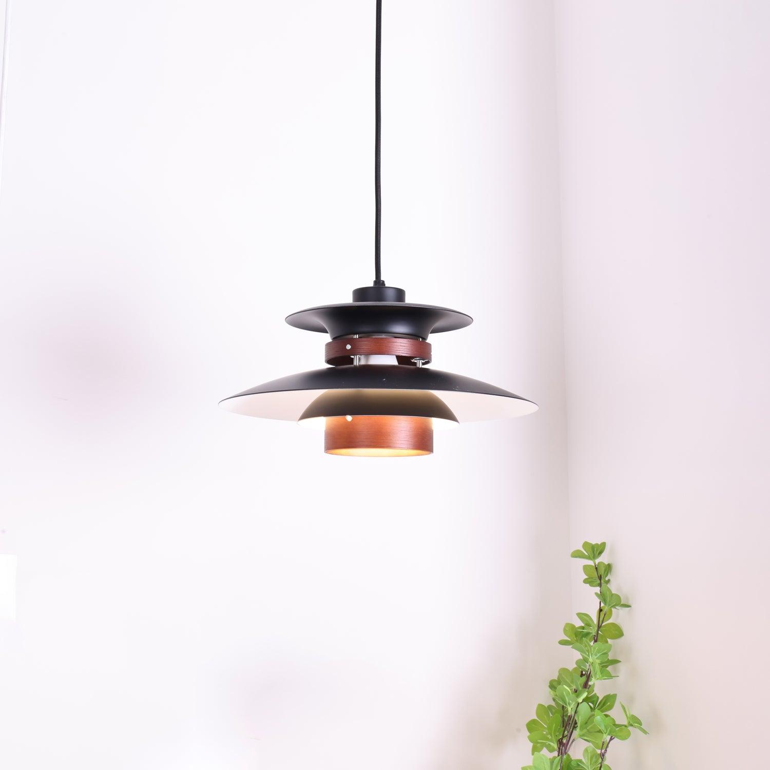 Sirixy Wood Steel Pendant Lamp-Neutral Decor