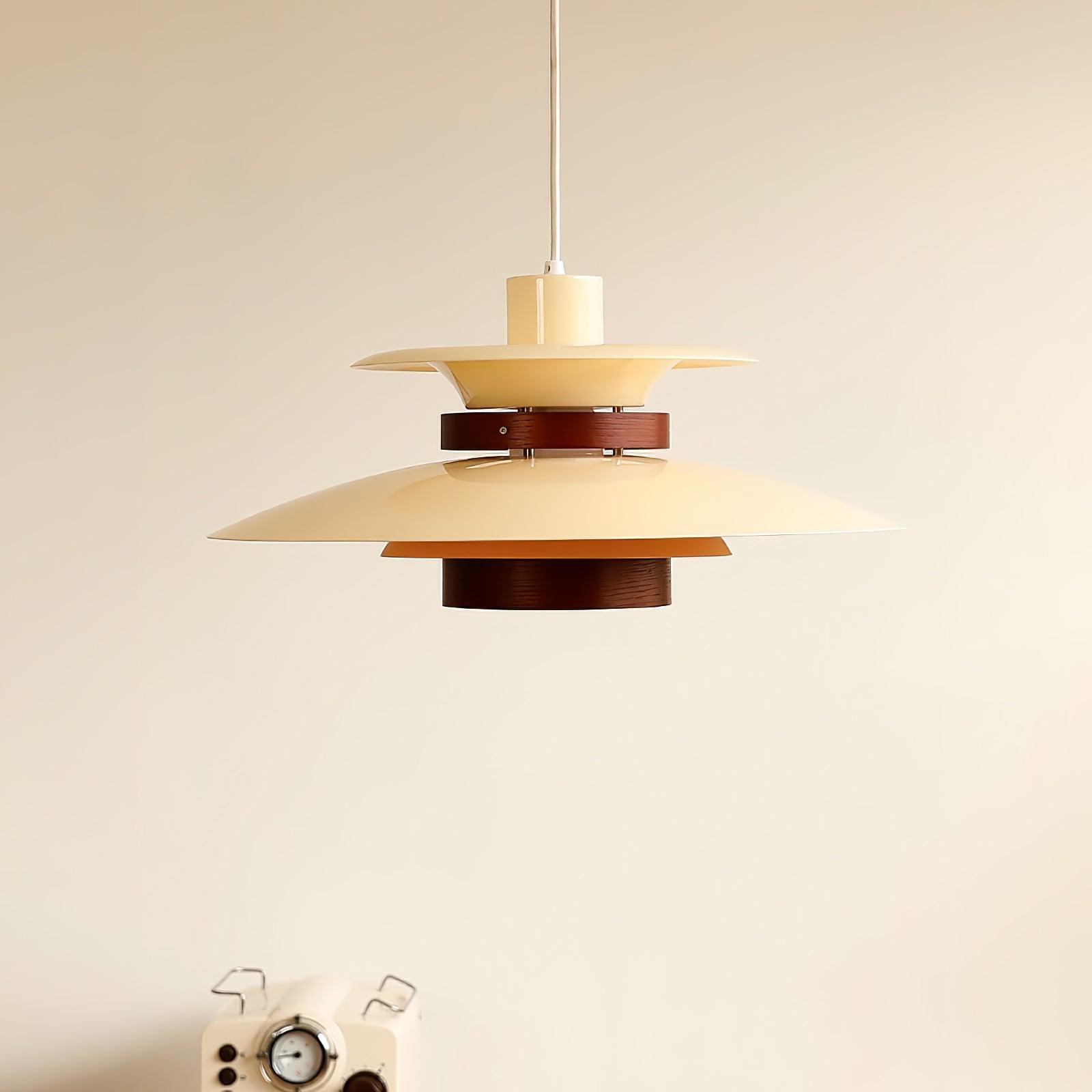 Sirixy Wood Steel Pendant Lamp-Neutral Decor