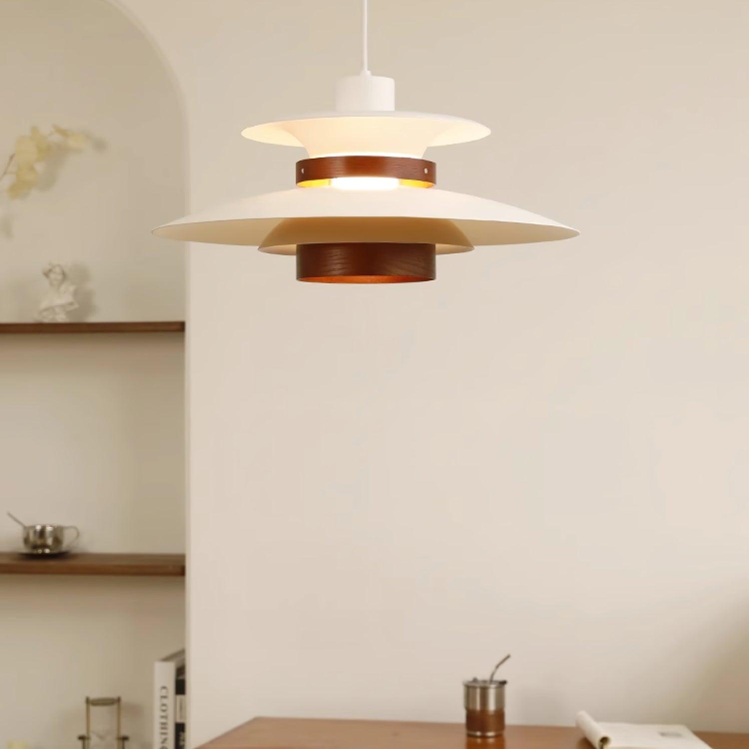 Sirixy Wood Steel Pendant Lamp-Neutral Decor