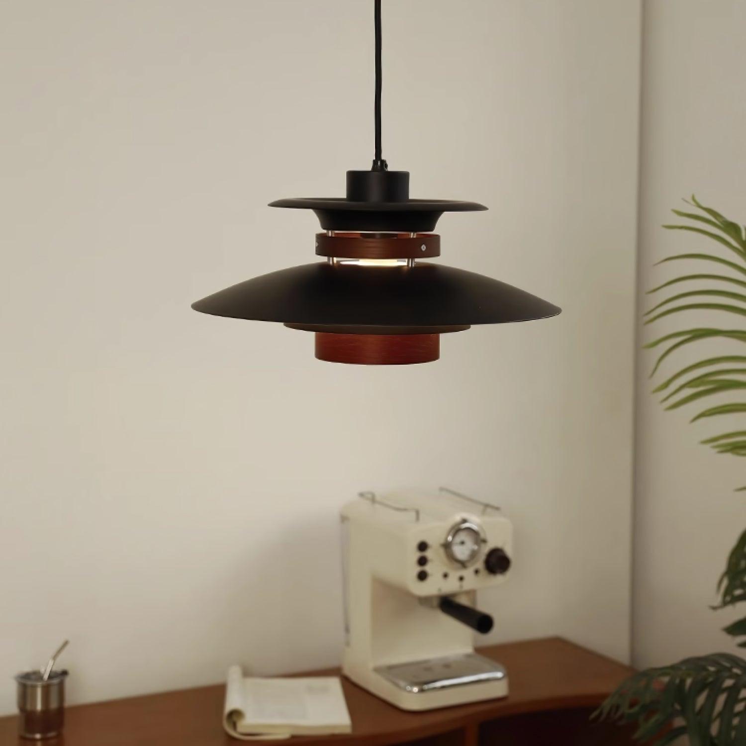 Sirixy Wood Steel Pendant Lamp-Neutral Decor