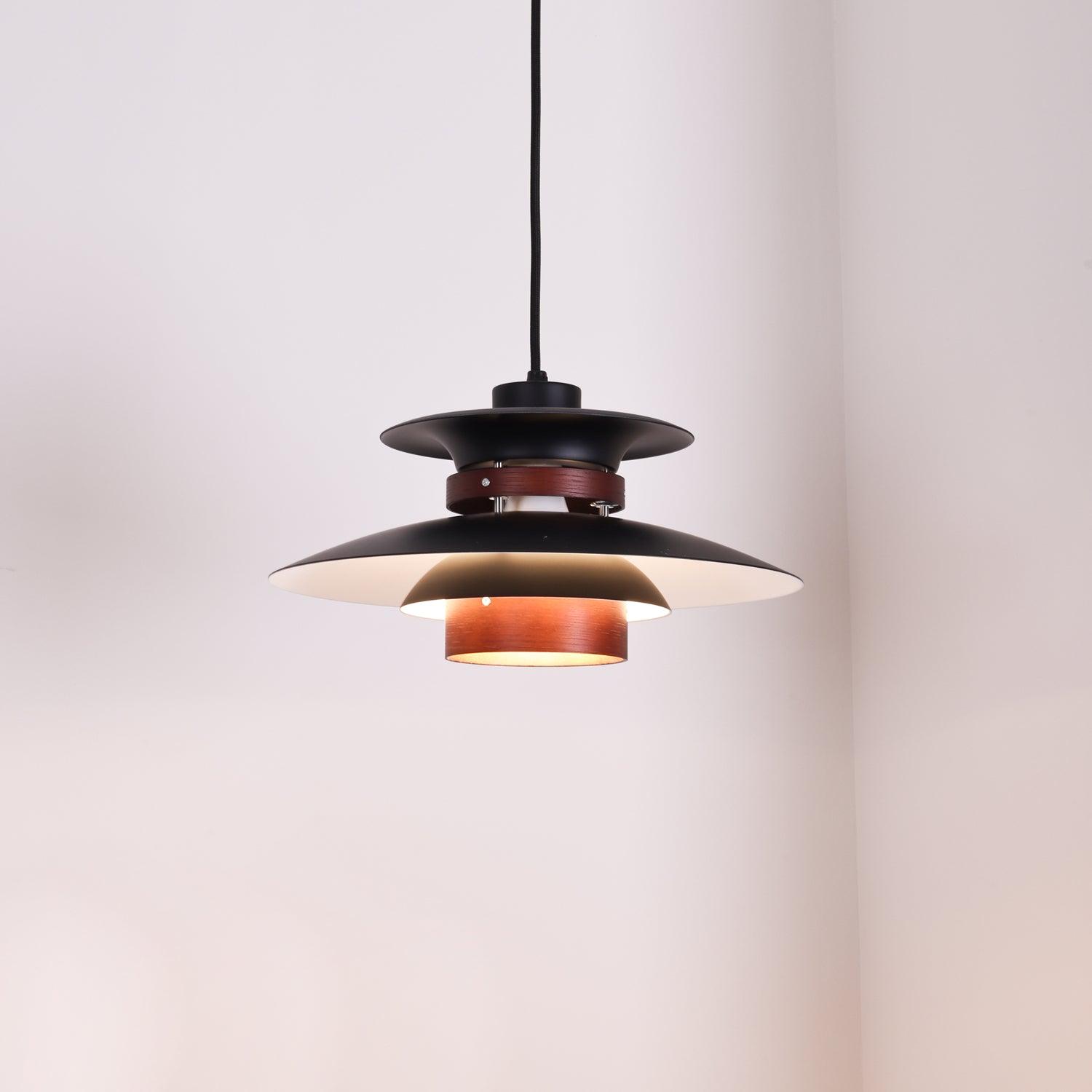 Sirixy Wood Steel Pendant Lamp-Neutral Decor