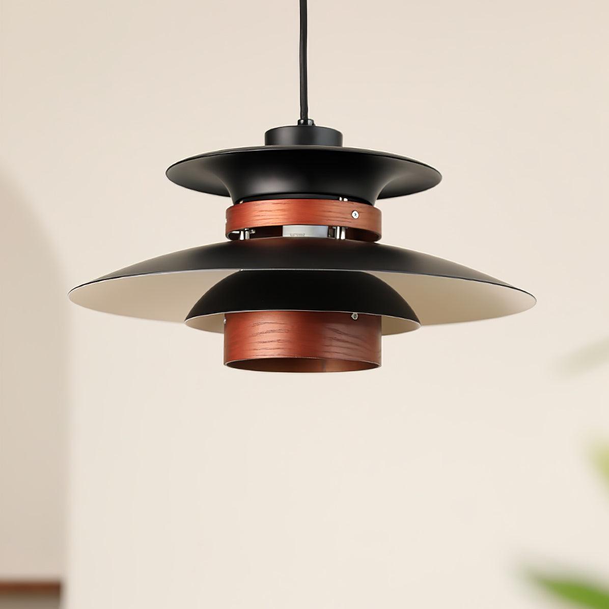 Sirixy Wood Steel Pendant Lamp-Neutral Decor