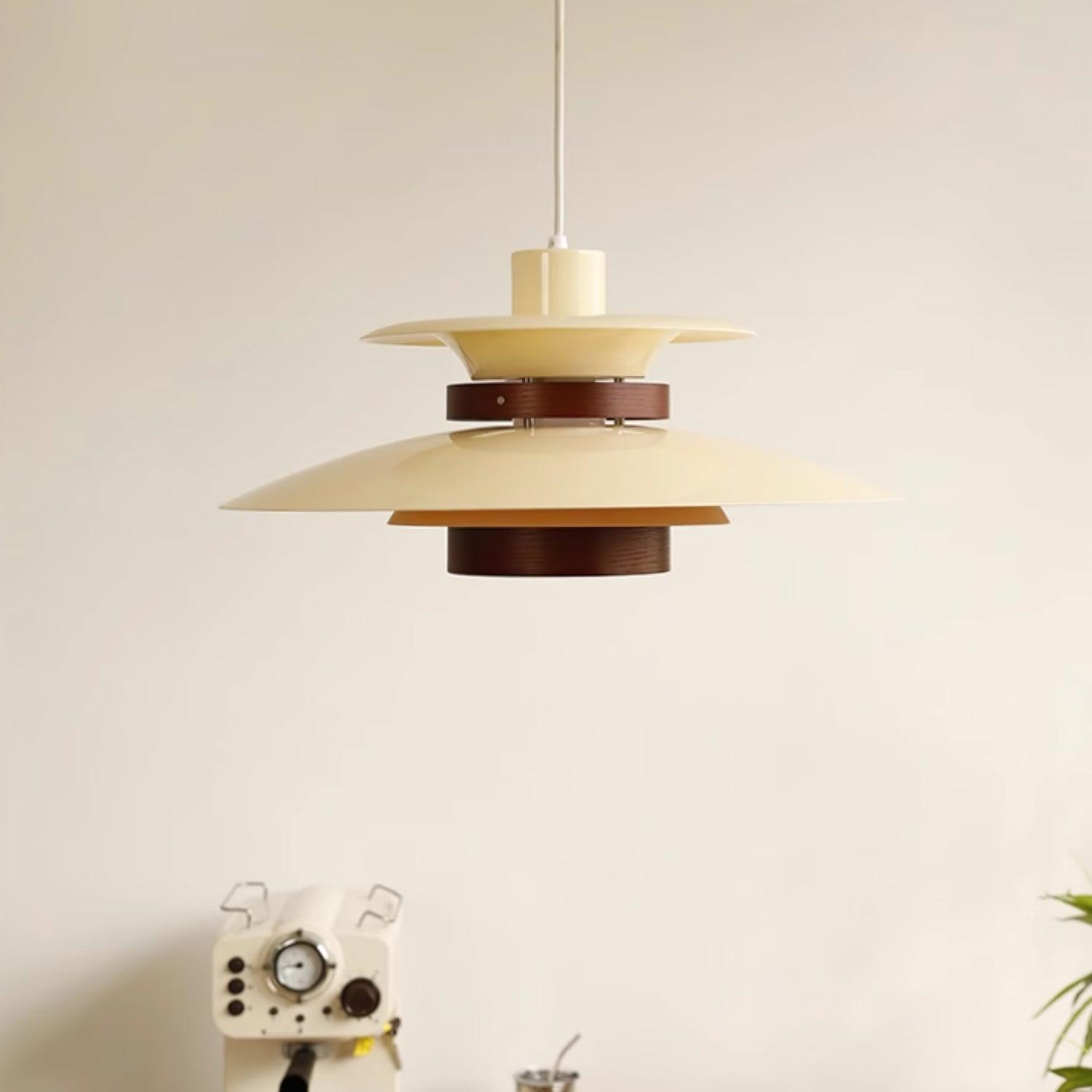 Sirixy Wood Steel Pendant Lamp-Neutral Decor