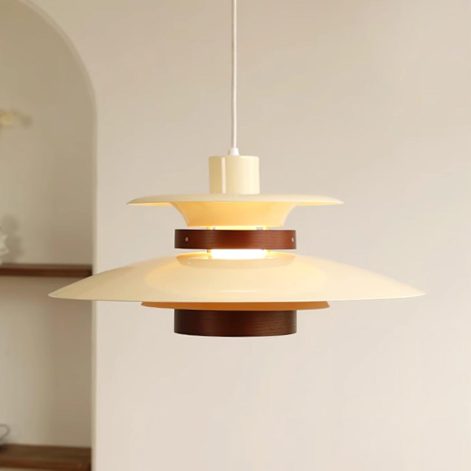 Sirixy Wood Steel Pendant Lamp-Neutral Decor