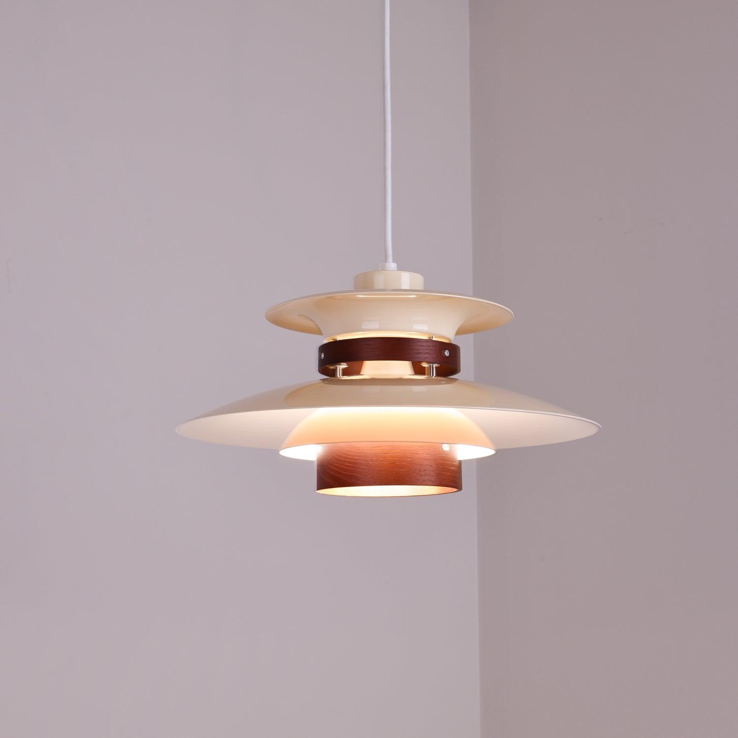 Sirixy Wood Steel Pendant Lamp-Neutral Decor