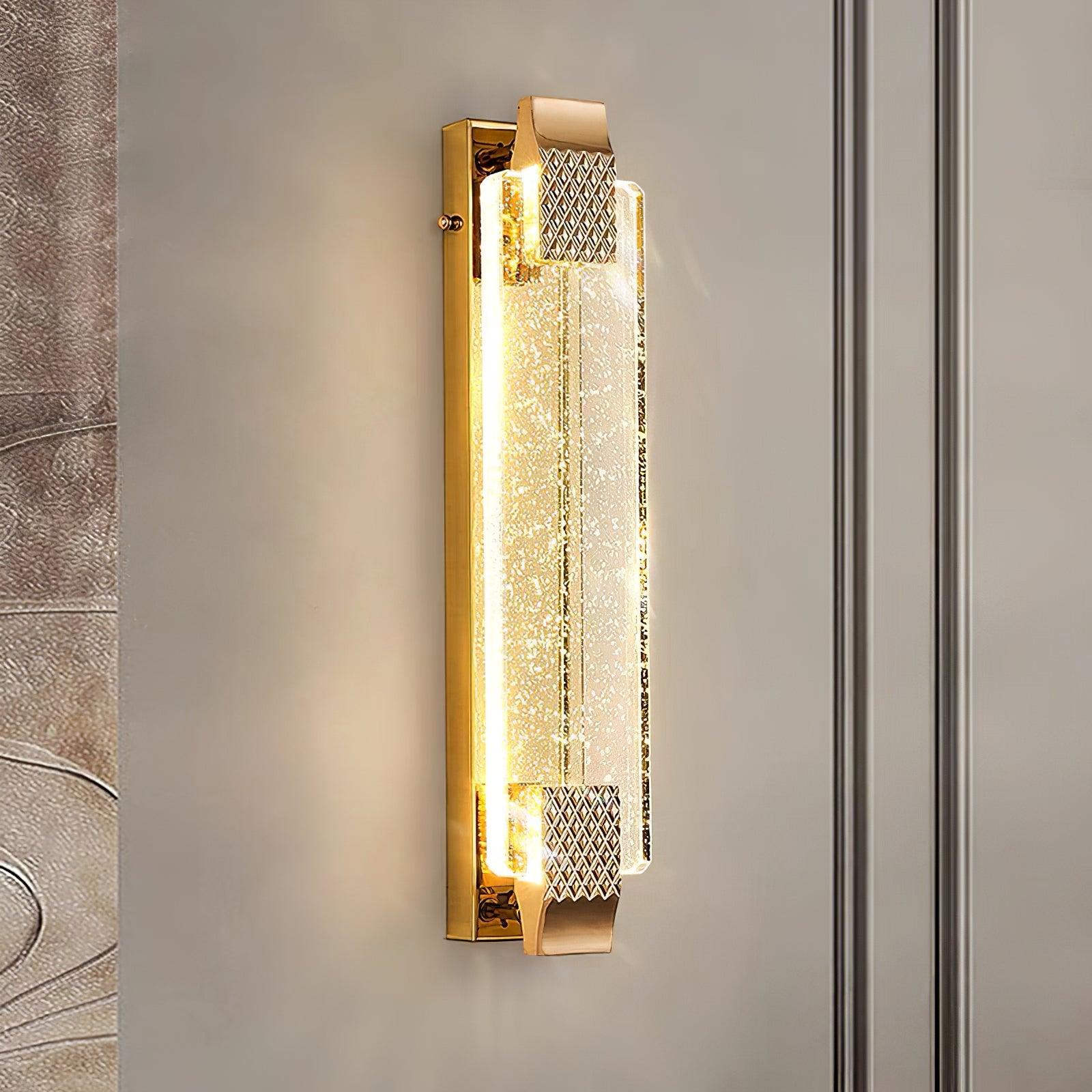 Tevan Crystal Glam Wall Lamp-Neutral Decor