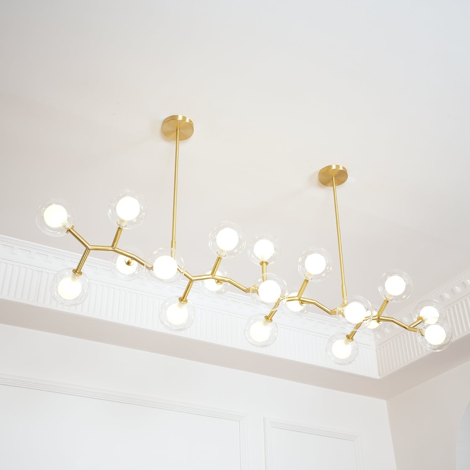 Ivexin Branch Brass Pendant Light-Neutral Decor