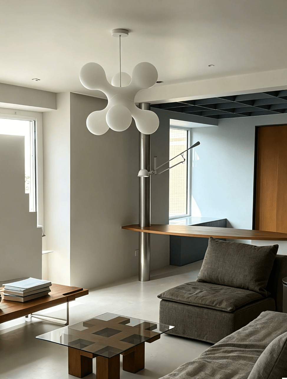 Molecule Cluster Pendant Lamp-Neutral Decor