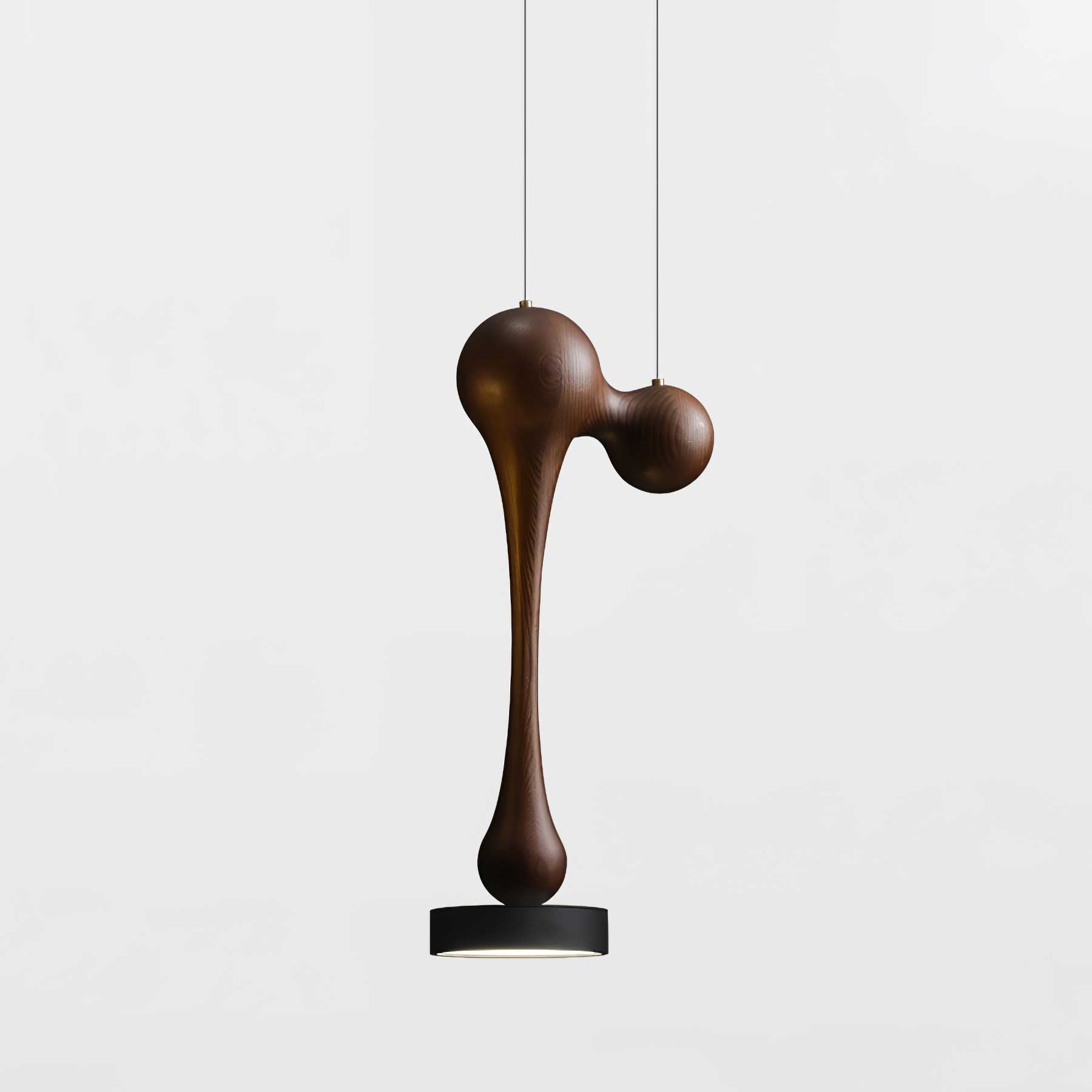 Drovia Rustic Wooden Pendant Light-Neutral Decor