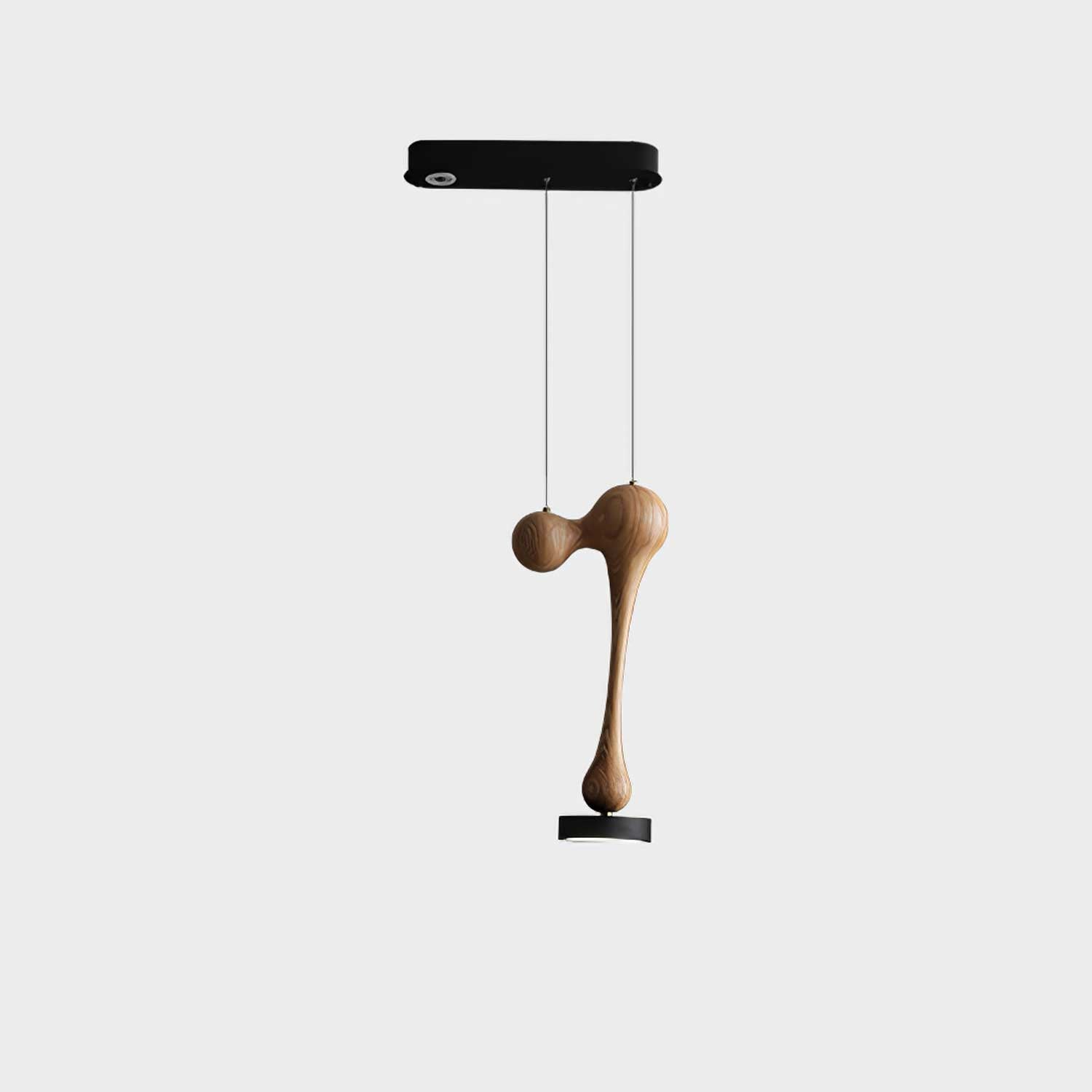 Drovia Rustic Wooden Pendant Light-Neutral Decor