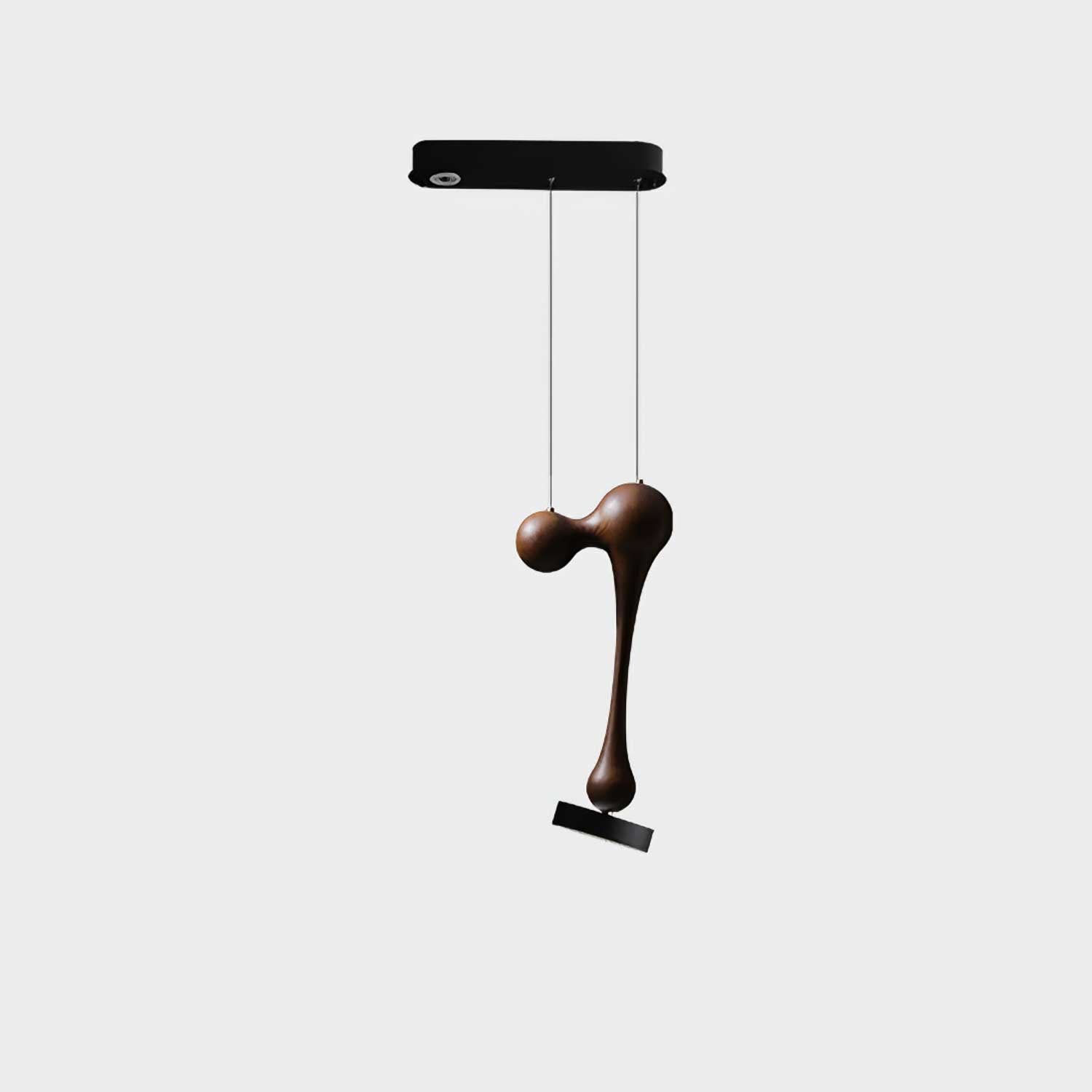 Drovia Rustic Wooden Pendant Light-Neutral Decor
