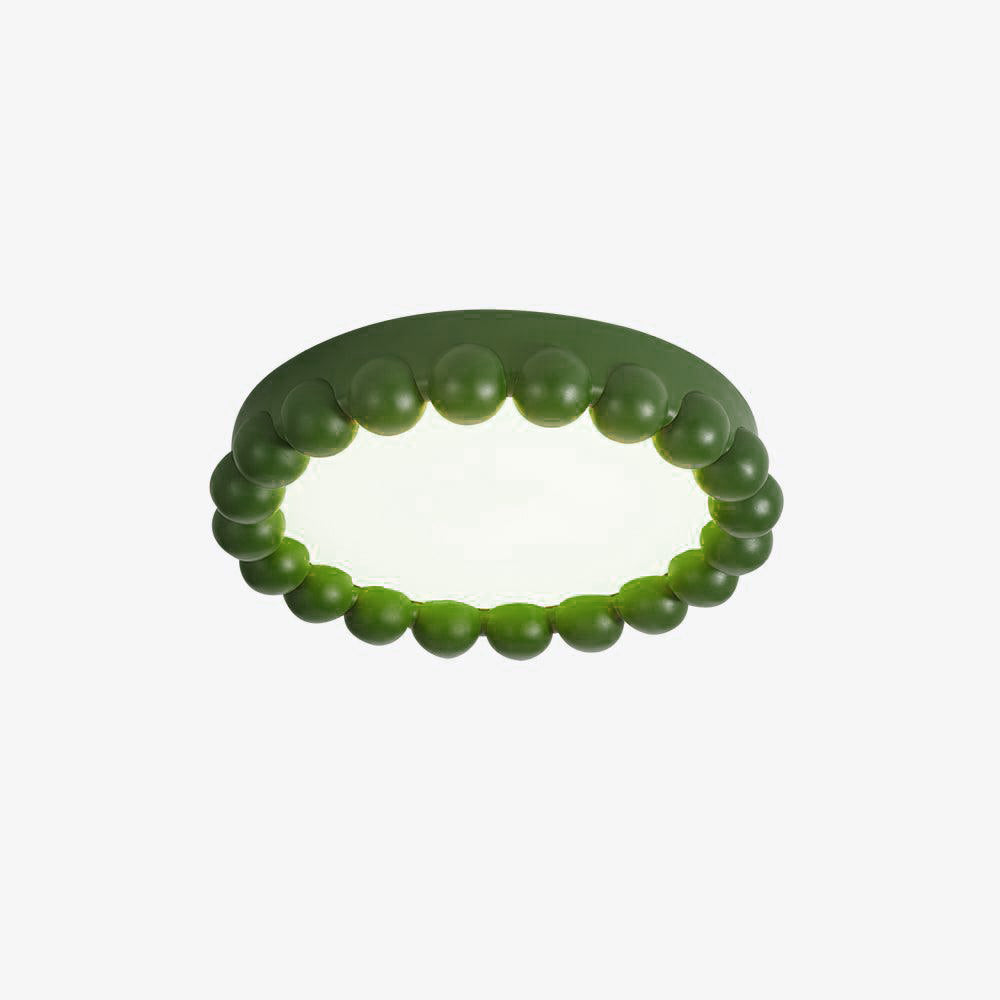 Zevian Ceiling Lamp Resin Bubble Round Playful Soft-Neutral Decor