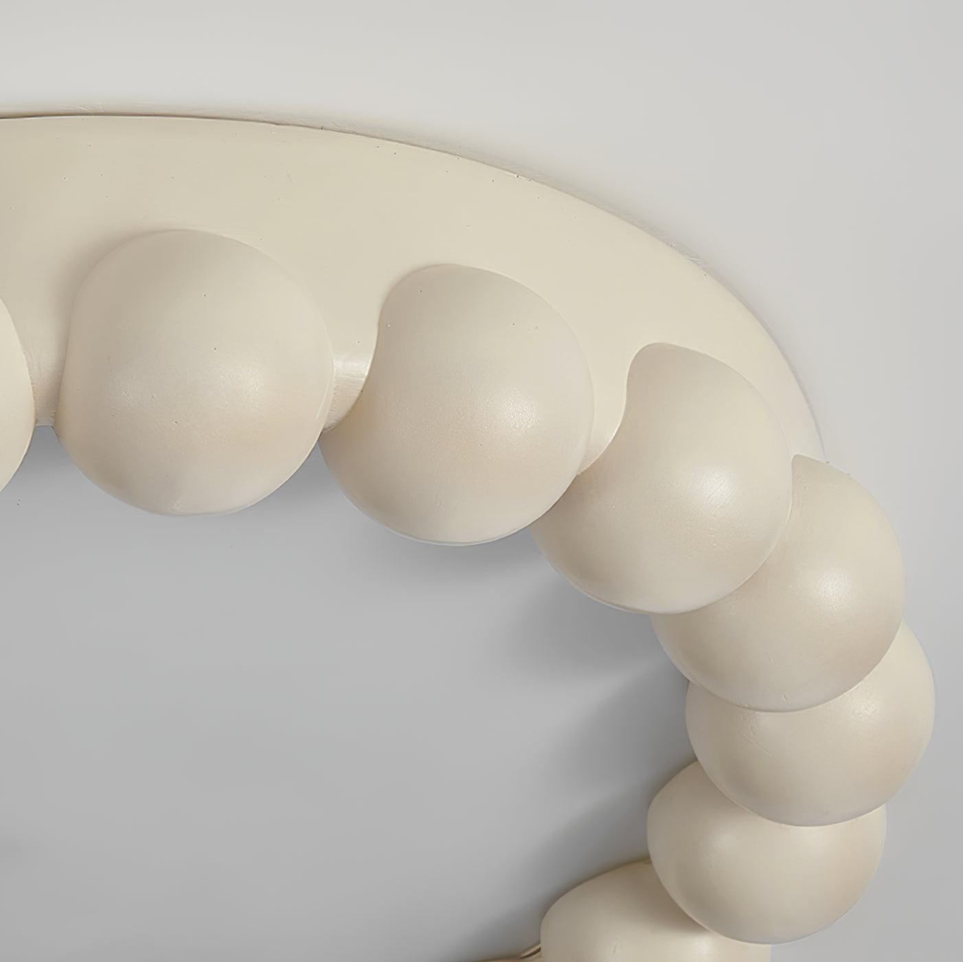 Zevian Ceiling Lamp Resin Bubble Round Playful Soft-Neutral Decor