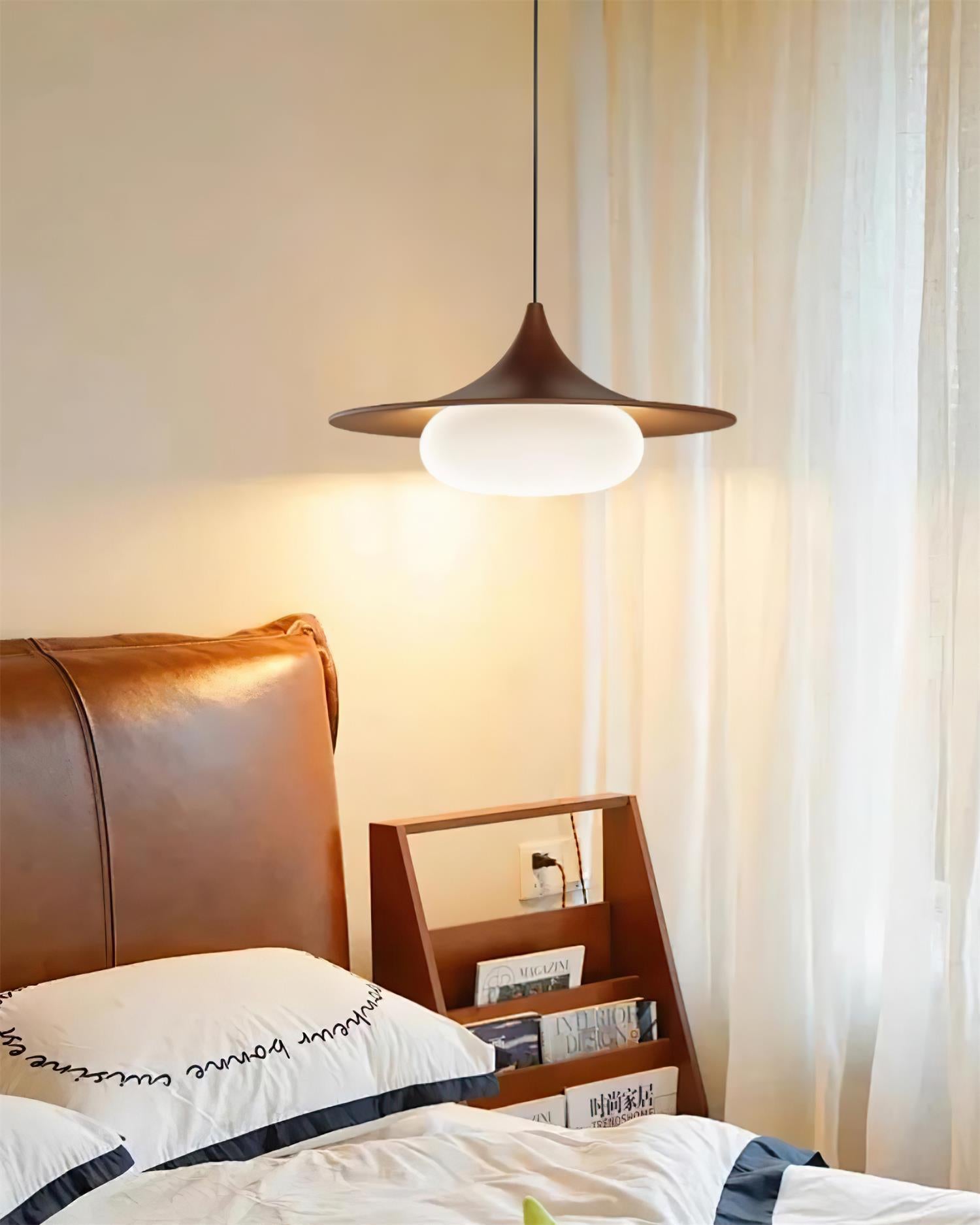 Ovelis Wooden Canopy Pendant Light