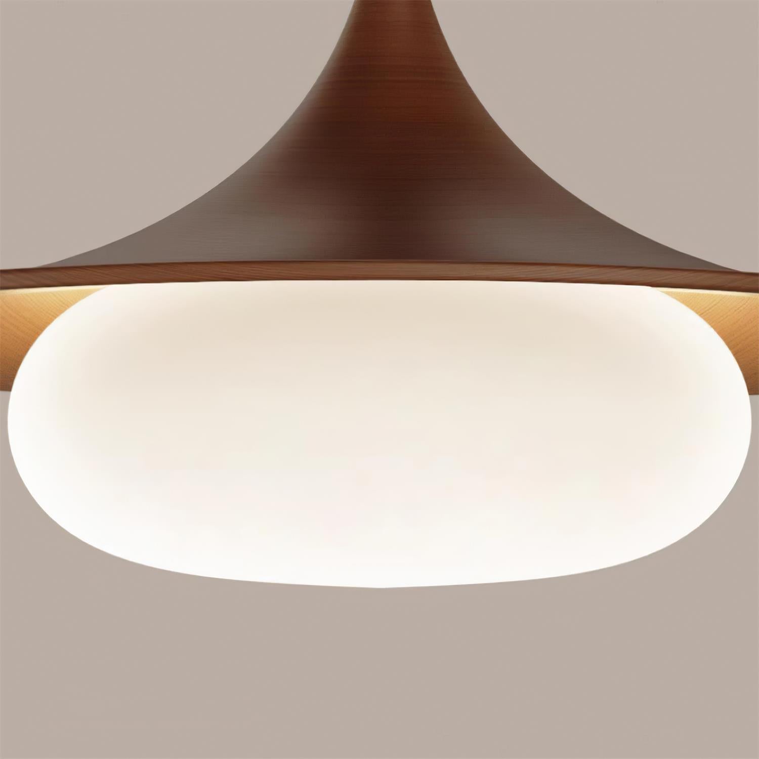 Ovelis Wooden Canopy Pendant Light