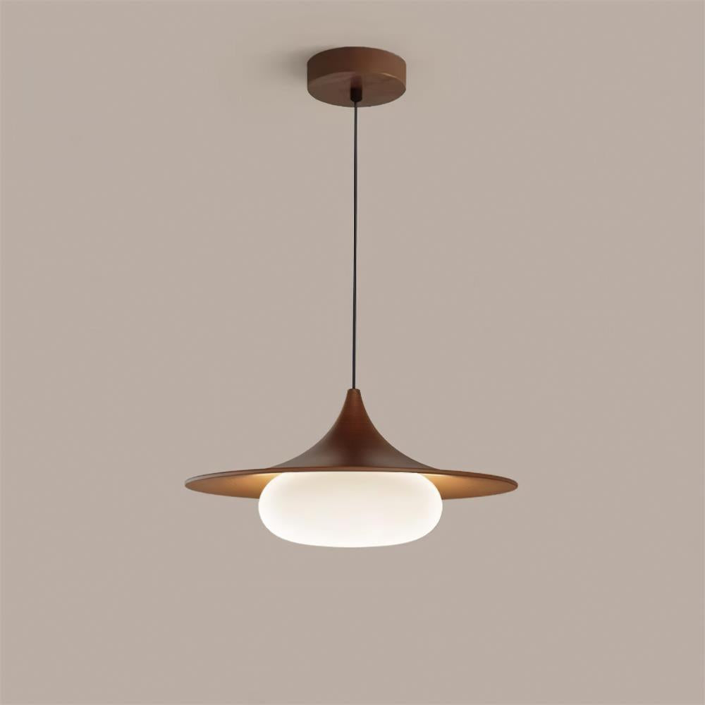 Ovelis Wooden Canopy Pendant Light