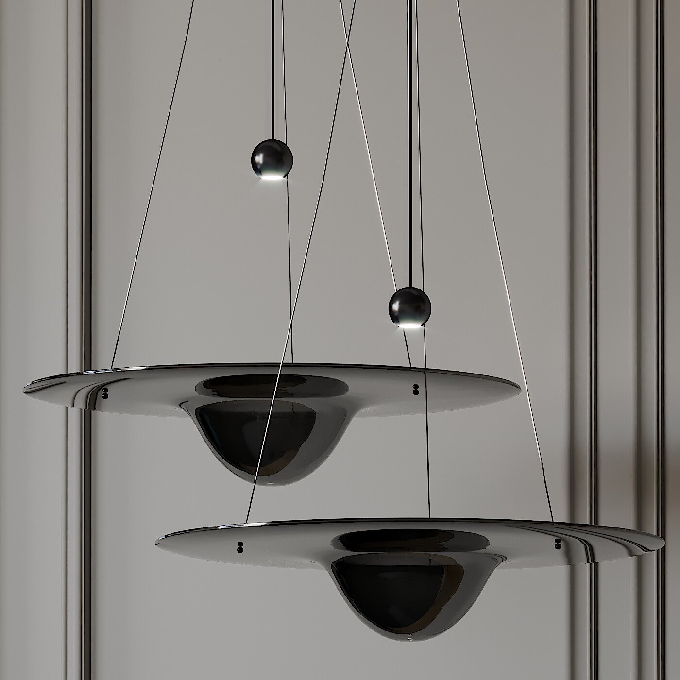 Avelo Brass Minimalistic Pendant Light-Neutral Decor