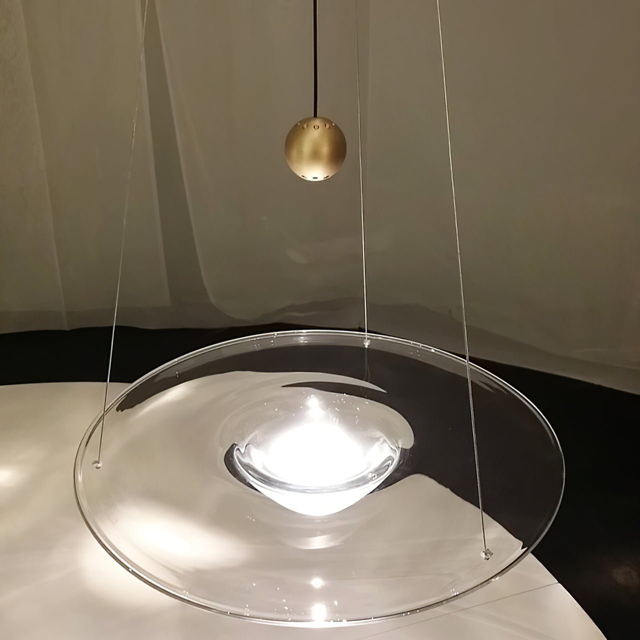 Avelo Brass Minimalistic Pendant Light-Neutral Decor