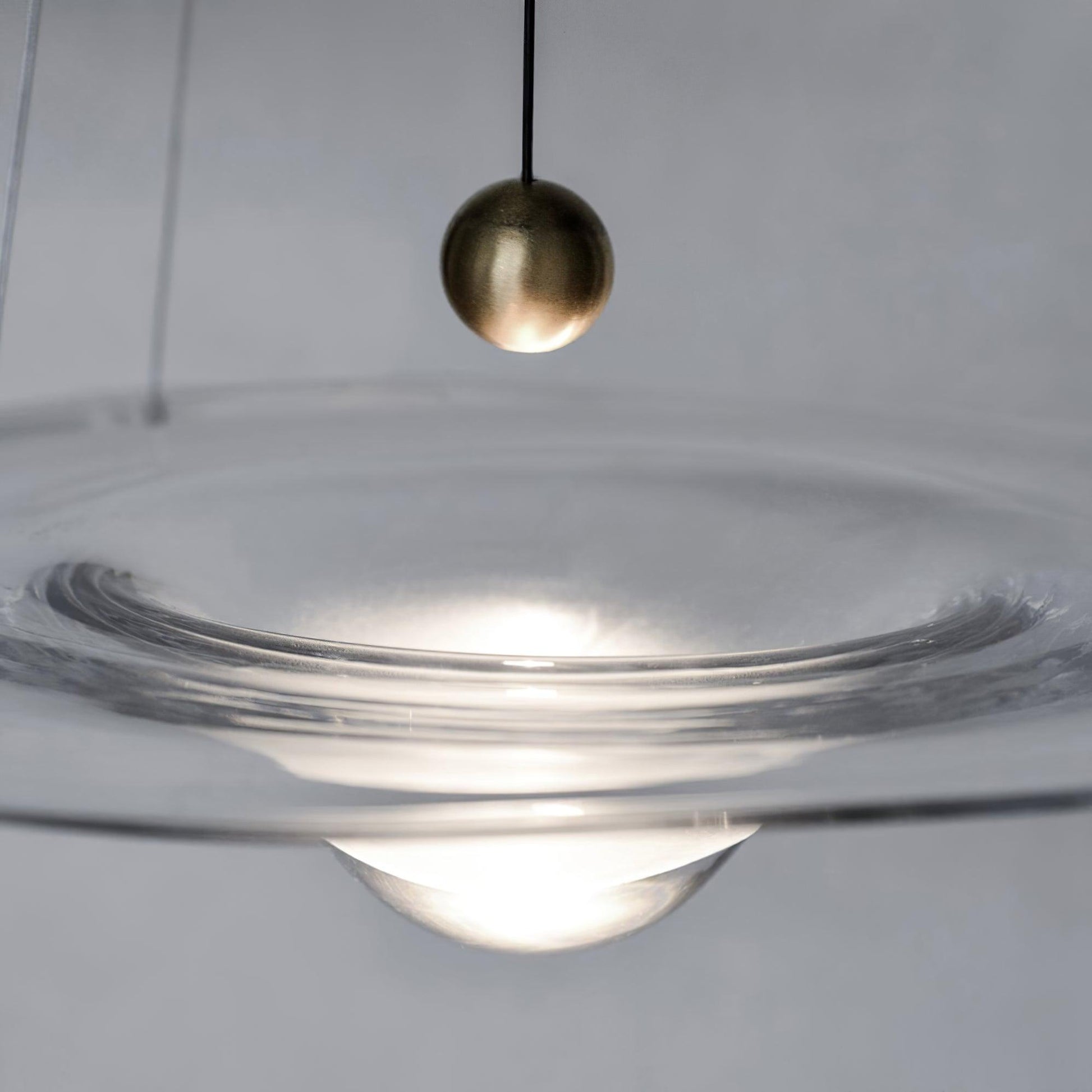 Avelo Brass Minimalistic Pendant Light-Neutral Decor
