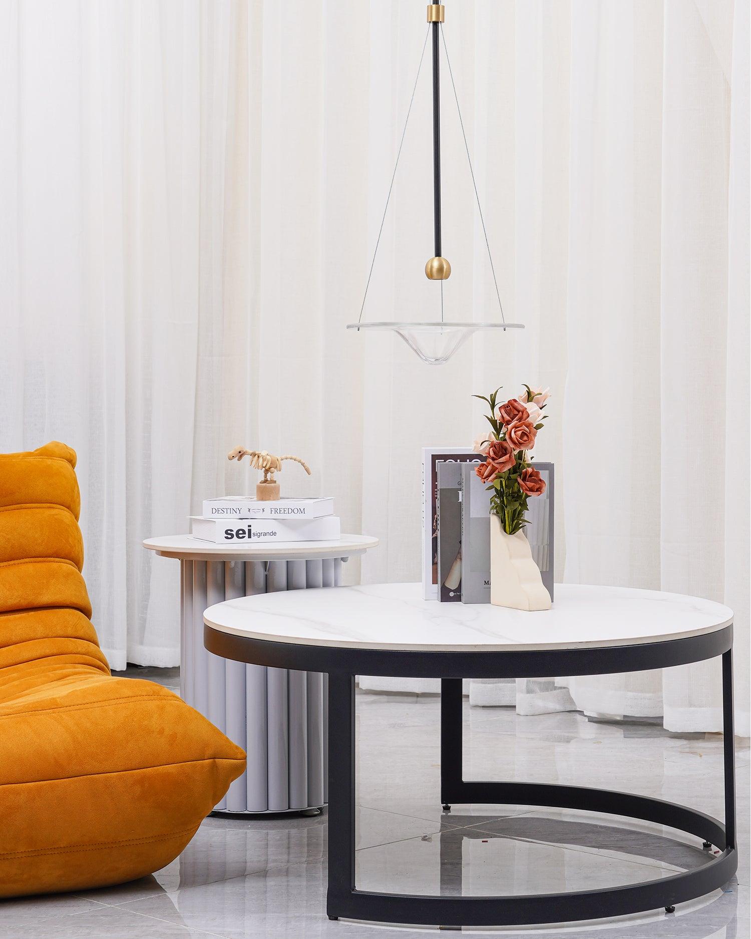 Avelo Brass Minimalistic Pendant Light-Neutral Decor