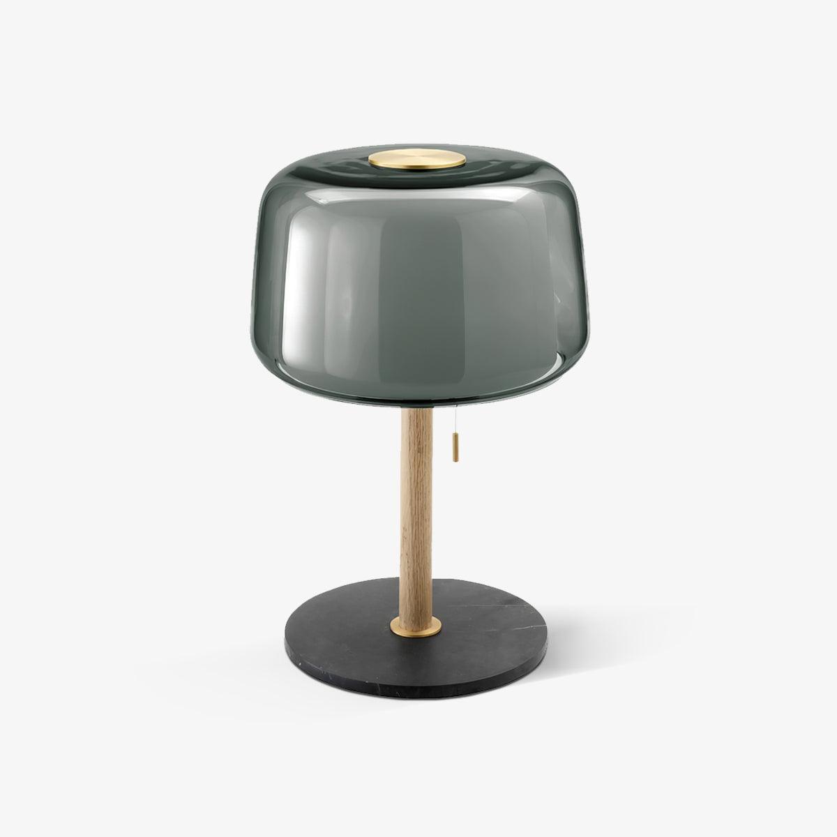 Gala Glass Marble Table Lamp-Neutral Decor
