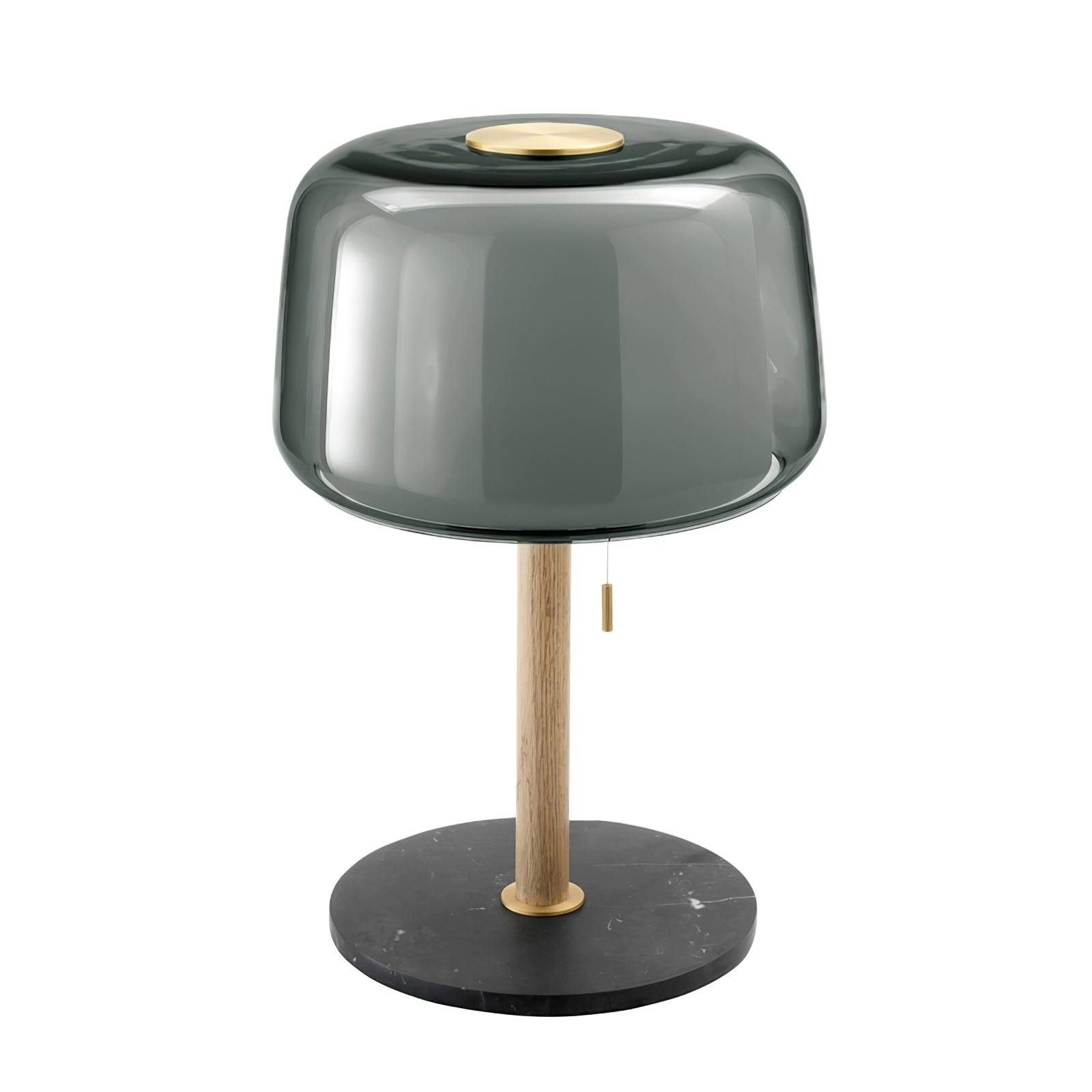 Gala Glass Marble Table Lamp-Neutral Decor
