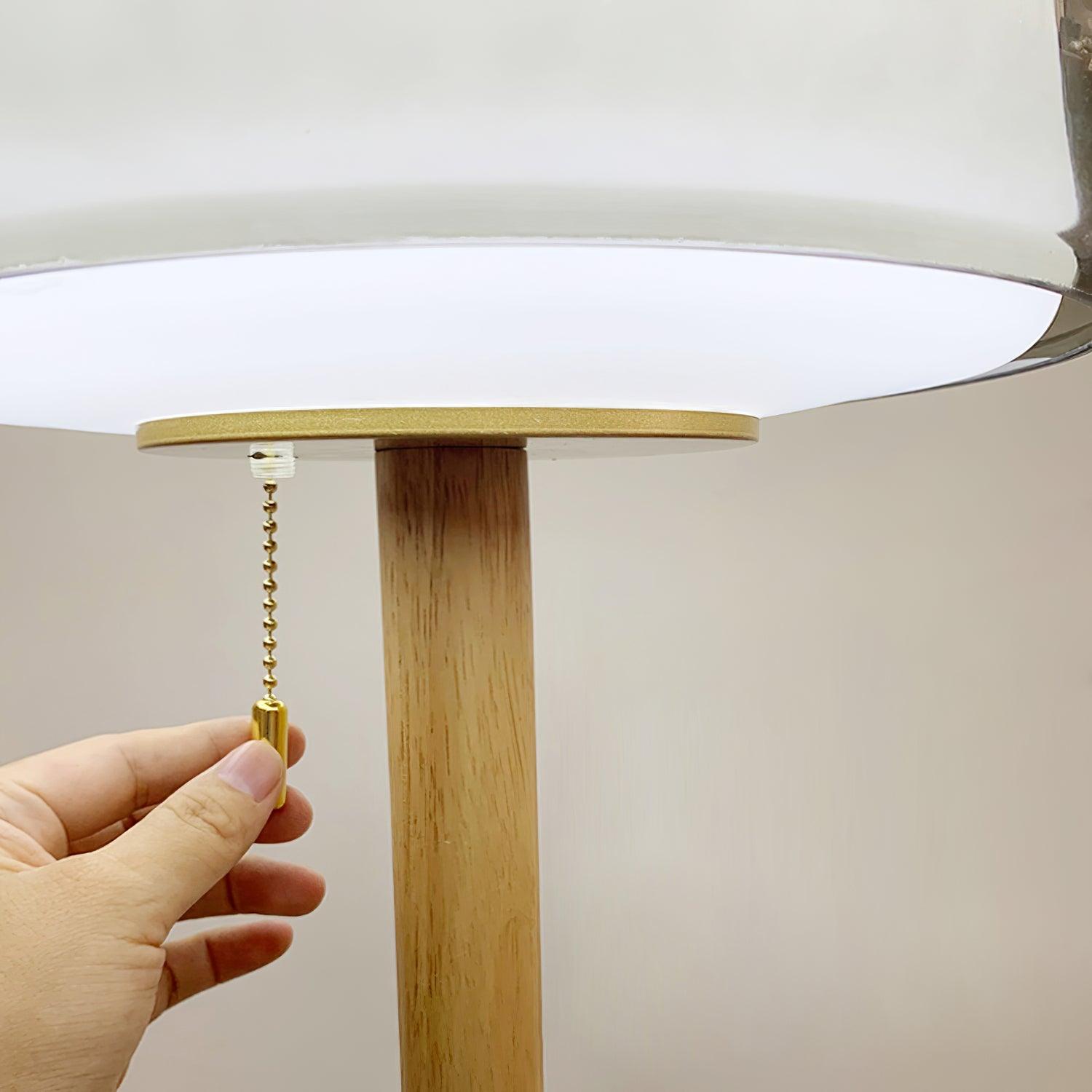 Gala Glass Marble Table Lamp-Neutral Decor