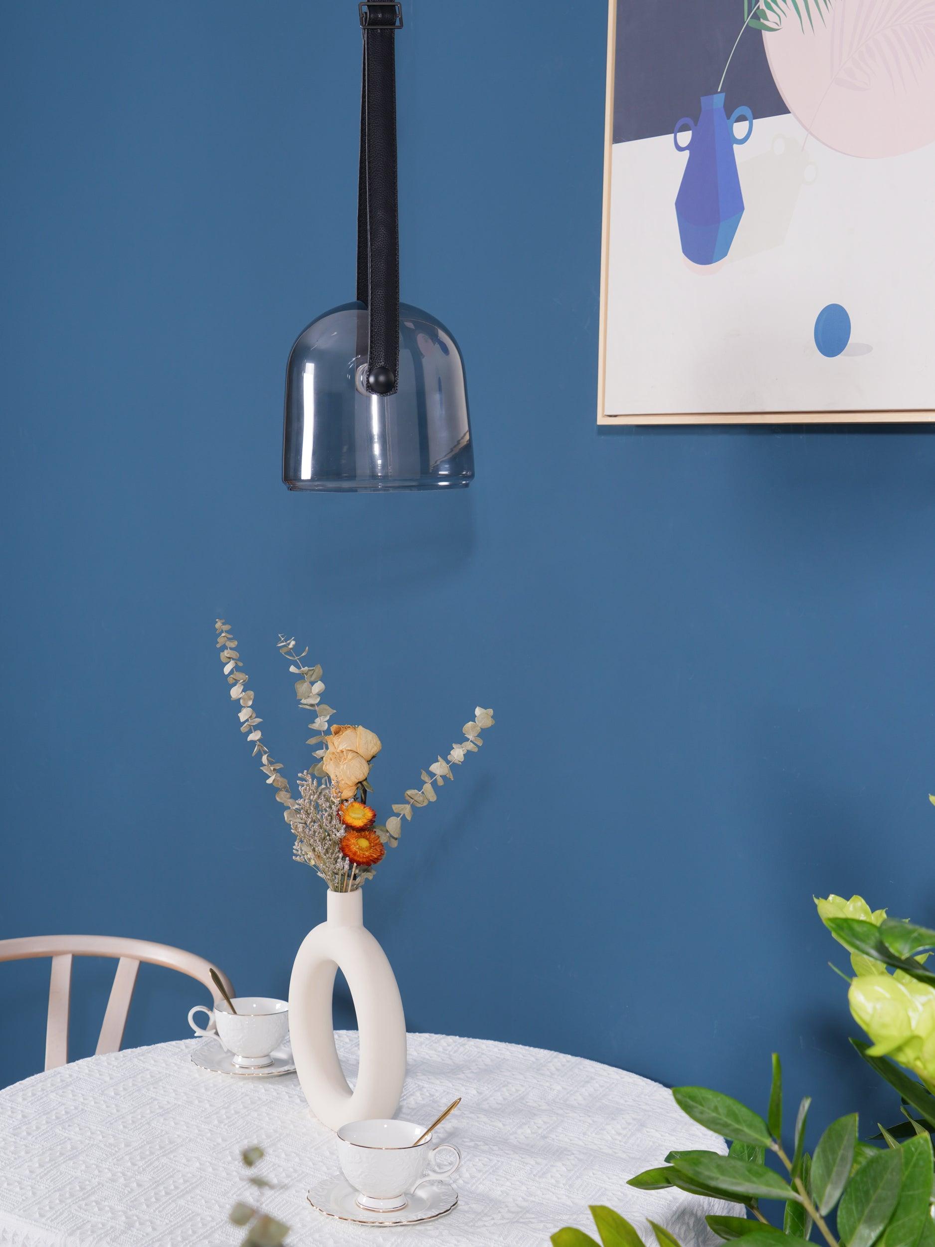 Averisce Leather Industrial Pendant Light-Neutral Decor