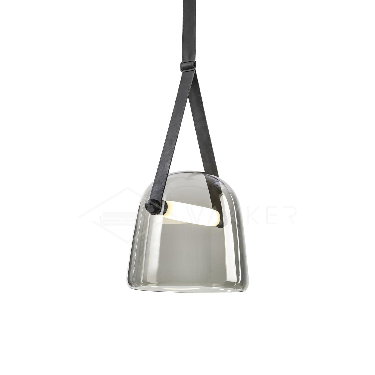 Averisce Leather Industrial Pendant Light-Neutral Decor
