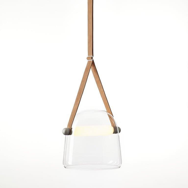 Averisce Leather Industrial Pendant Light-Neutral Decor