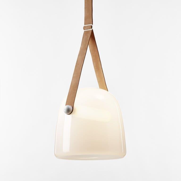 Averisce Leather Industrial Pendant Light-Neutral Decor