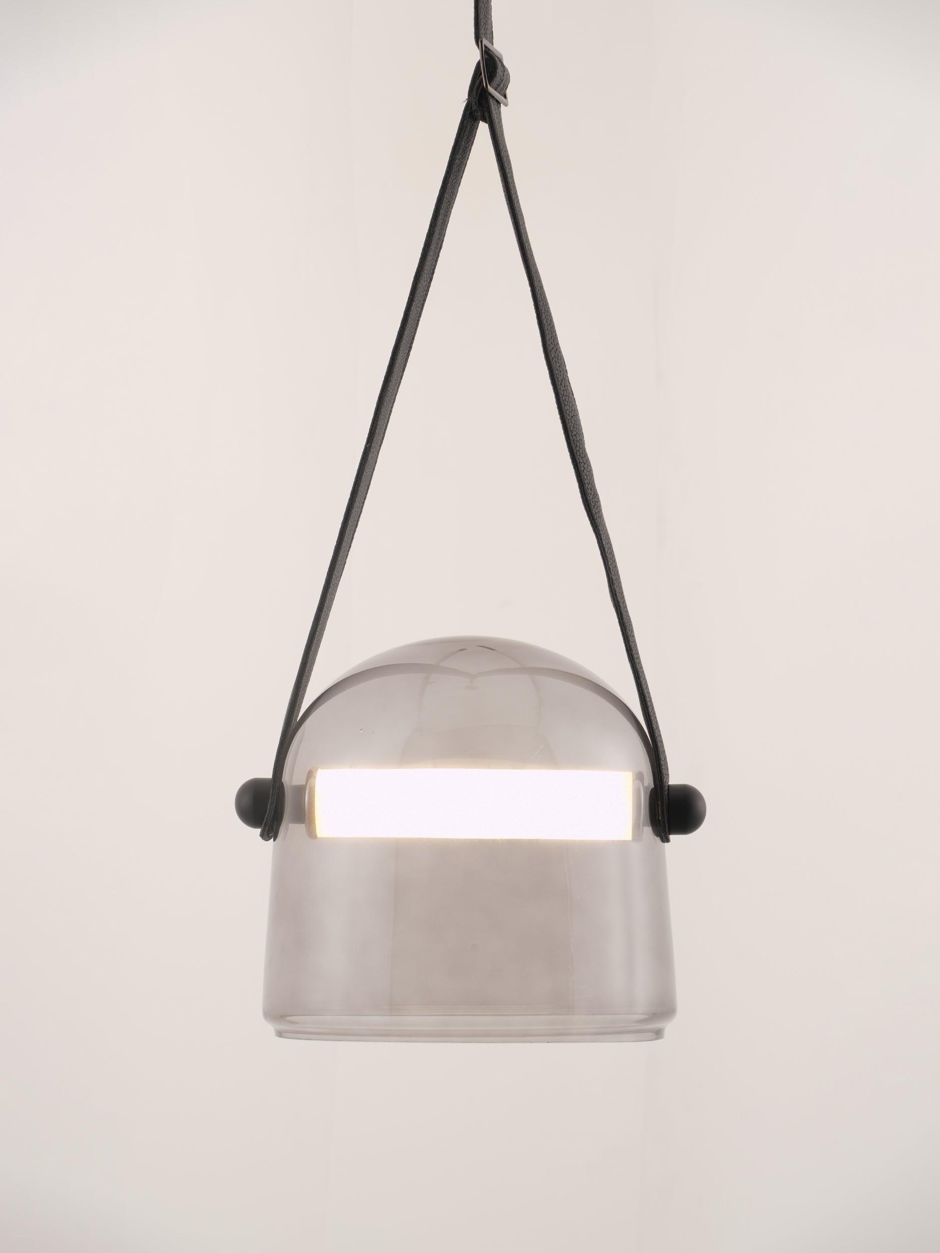 Averisce Leather Industrial Pendant Light-Neutral Decor