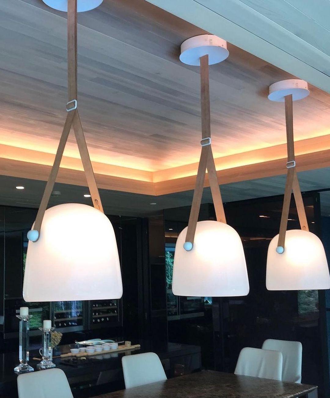 Averisce Leather Industrial Pendant Light-Neutral Decor