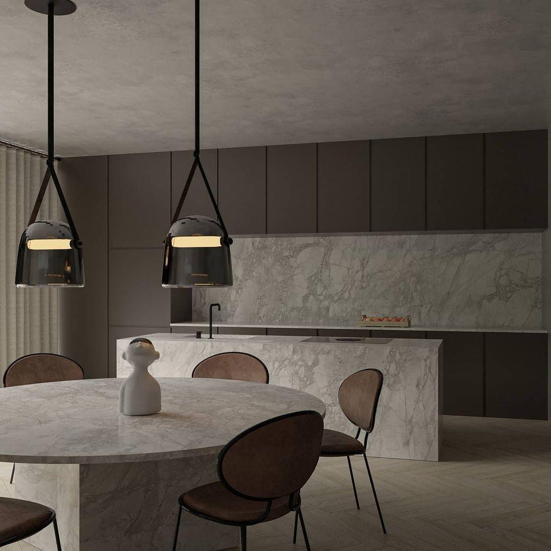 Averisce Leather Industrial Pendant Light-Neutral Decor