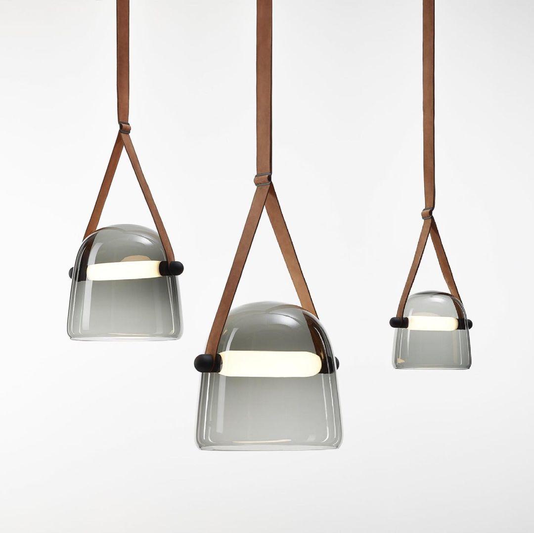 Averisce Leather Industrial Pendant Light-Neutral Decor
