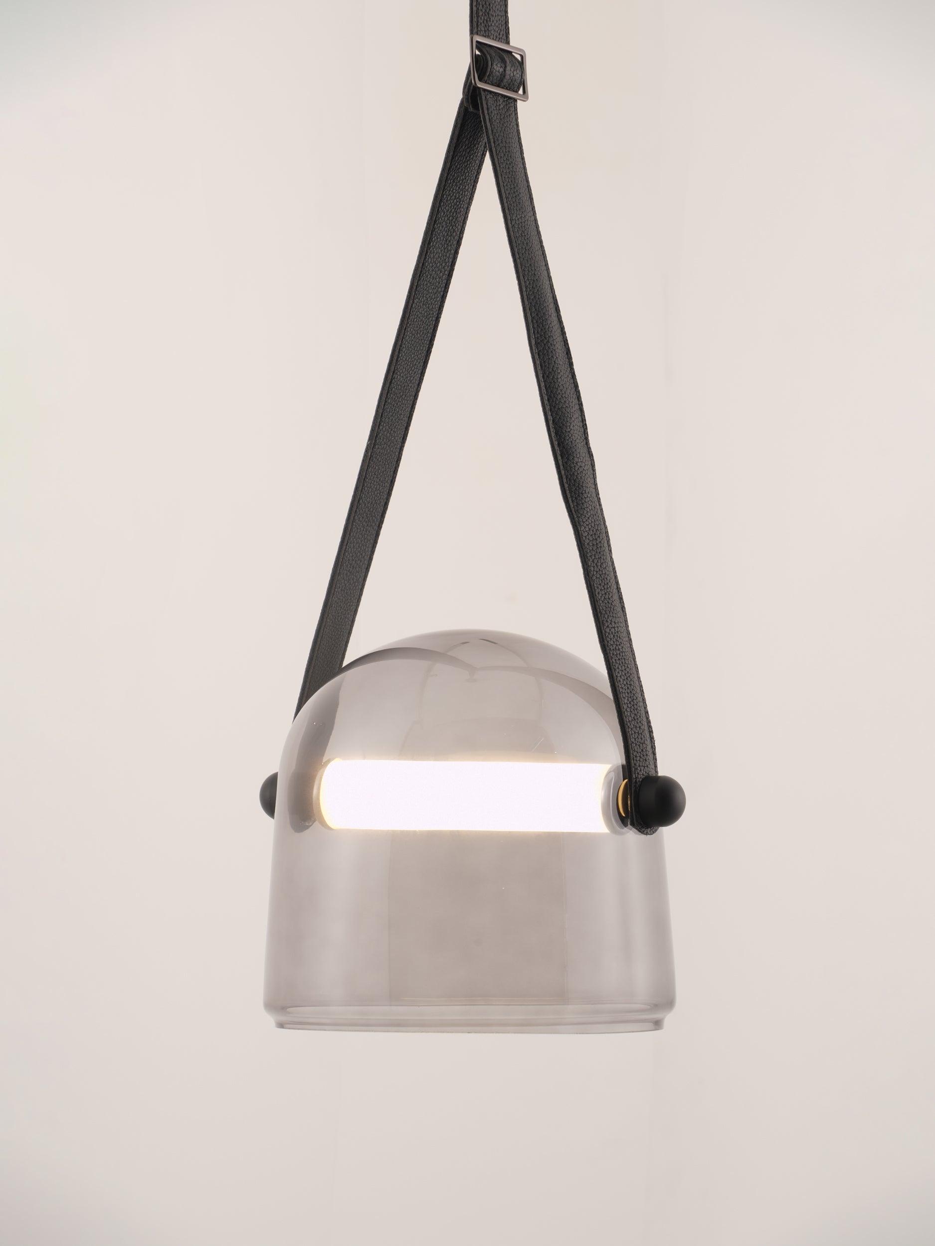 Averisce Leather Industrial Pendant Light-Neutral Decor