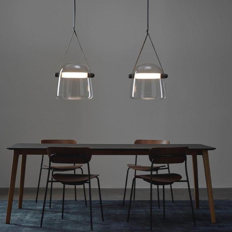 Averisce Leather Industrial Pendant Light-Neutral Decor