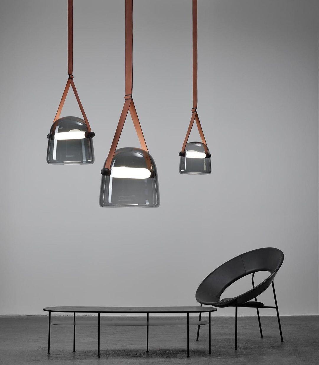 Averisce Leather Industrial Pendant Light-Neutral Decor