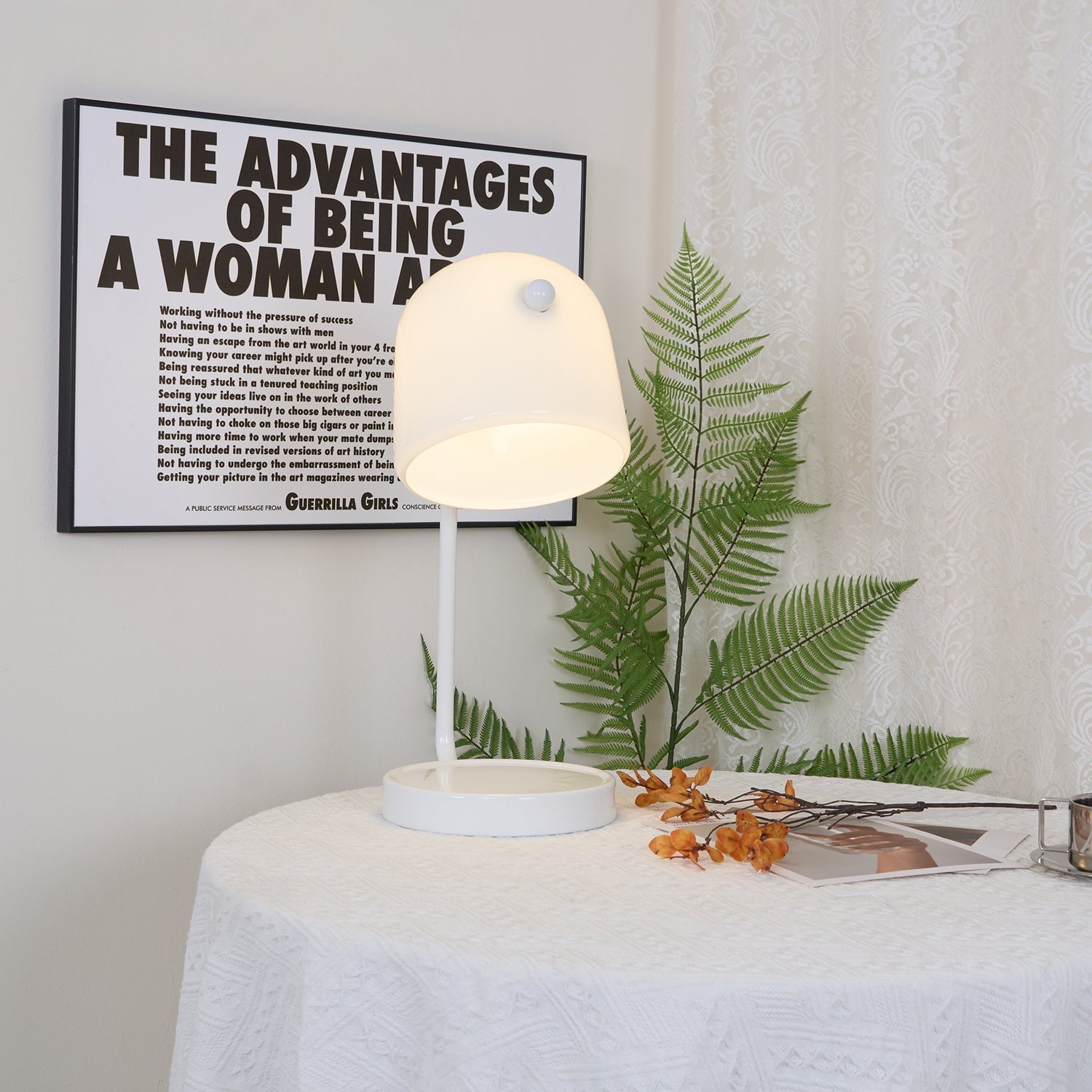 Caronel Modern Glass Table Light-Neutral Decor