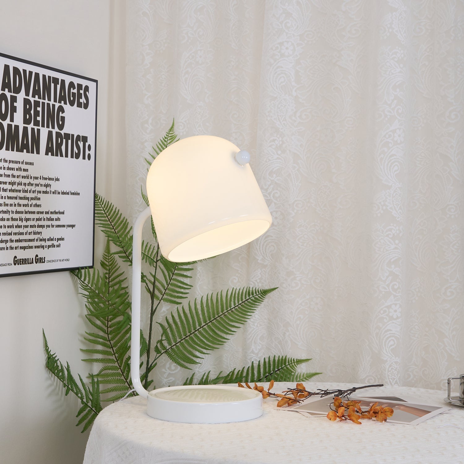 Caronel Modern Glass Table Light-Neutral Decor