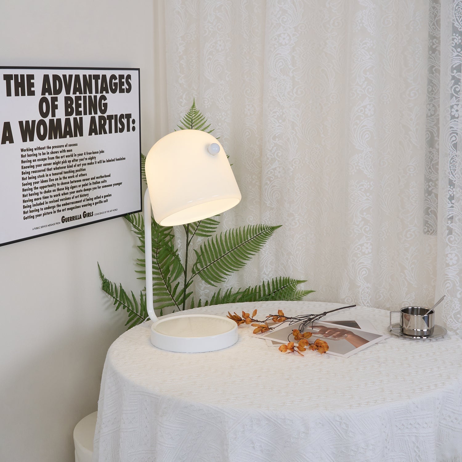 Caronel Modern Glass Table Light-Neutral Decor