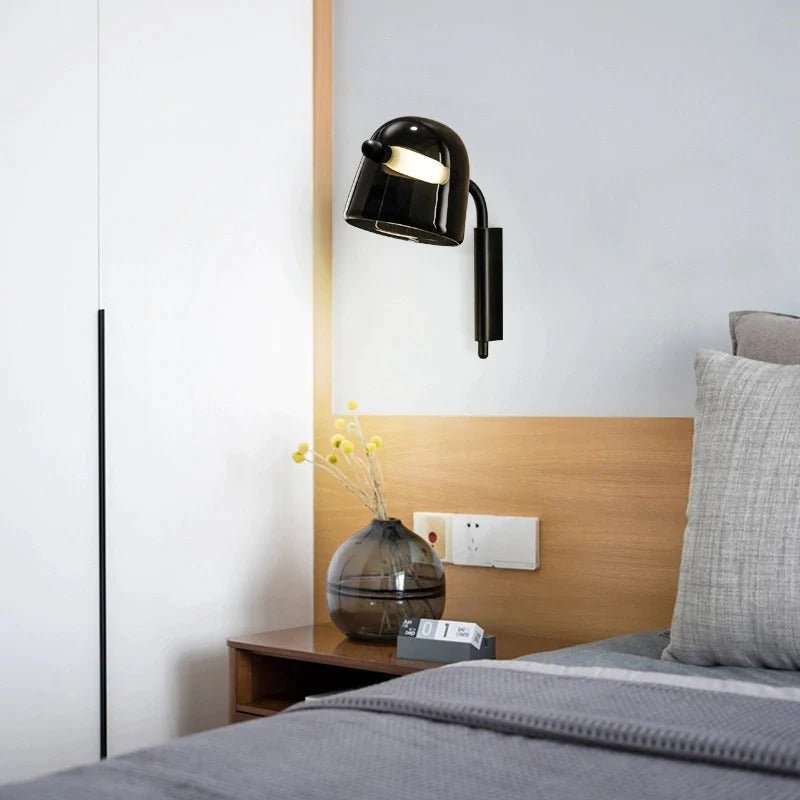 Penumbra Premium Nordic Art Glass Wall Light-Neutral Decor